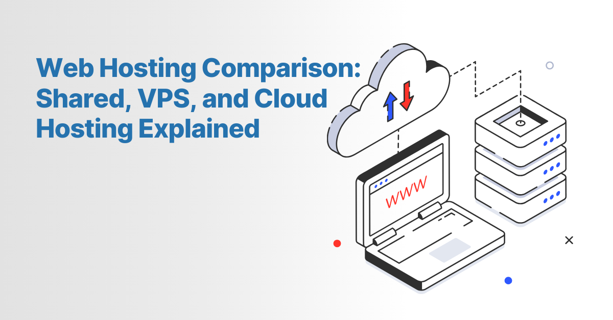 Web Hosting Comparison: Shared, VPS, and Cloud Hosting Explained